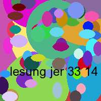 lesung jer 33 14 16